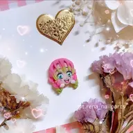 👼🏻【ハンド】人物キャラ顔のみ1本＋ワンカラーorラメグラデ《✖️オフなし》⚠️5日前までの予約