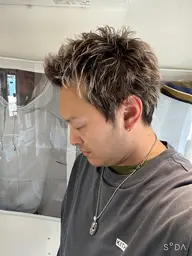 "超立体感" ハイライトキャップハイライト+カット