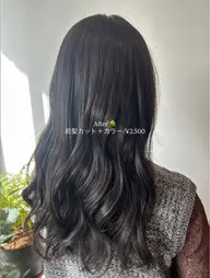 前髪カット➕ワンカラー ✂️🩷