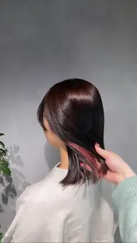 inner color💕インナーのみカラー（ケアブリーチ使用）