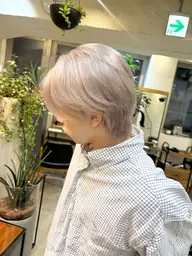 【ミニモ限定価格】メンズ限定！透明感リタッチダブルカラー🍐✨