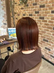 【🎀ボブ、切りっぱなしボブ限定🤍ྀི】ボブ、切りっぱなしボブ＋艶トリートメント☁️🫧