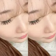 【お目元の写真モニター】🤍フラットラッシュ160本🤍オフ・お仕上げコーティング無料🎀