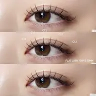 【マツエク】フラットラッシュ100本（コーティング付き）💛