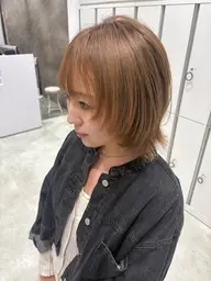 【お得🧸】カット+イルミナWカラー（オンカラーあり）+Aujua高保湿トリートメント+marbb（マイクロバブル）