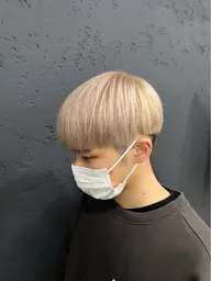 🤎🐻メンズハイトーン💎✨カット＋ダメージレスケアブリーチカラー🐻🤎