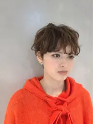 【ショート】カット + パーマorカラー