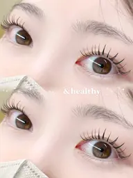 🎀&healthy🎀最先端技術✨エクステダブルラッシュ80束×まつ毛パーマ上🫶[後楽園・春日・水道橋]