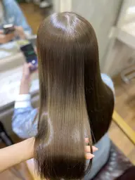 🤎大人気🤎透明感カラー➕milbon4stepトリートメント✨