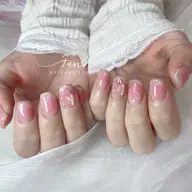 【オフ込み】マグネットグラデーション＋チークネイル