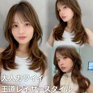 【ミニモSALE】🉐透明感カラー+髪質改善1STEPトリートメント🌈 【ショート・ウルフ・レイヤー】