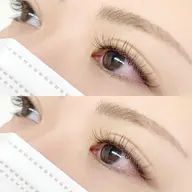 フラットラッシュ100本／自然だけどつけている感あり