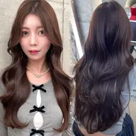 【🎉当日限定クーポン🎉】✨韓国トレンドハッシュカット✂️艶カラー＋超音波1STEPトリートメント