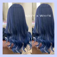 💜Wカラー+高級人毛シールエクステ60本💜 エクステカット無料