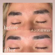 メンズ骨格眉Wax☆（鎮静・保湿クリーム付き）