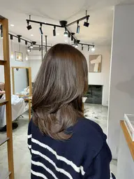 【うる艶髪💫】透明感ケアカラー+水分補給トリートメント🤎