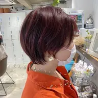 【ボリュームが気になる方に】ぺたんこな根元をふんわり立ち上げる✨!!カット✂️+根元パーマ🌀