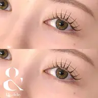 【＆healthy】flatlash120本　Wcoating付