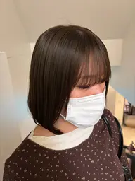 【透明感オリーブブラウン等🎶🫒】ワンカラー+トリートメント