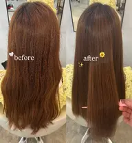 【🥣サラツヤ質感🤎】ノンダメージ縮毛矯正＋シャンプーブロー