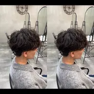 🔸初パーマにも🔸シャドウパーマ×メンズカット