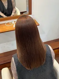 【ブリーチ毛OK】酸性ストレート＋2stepトリートメント🌿柔らか艶髪へ