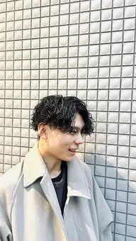 メンズカット＋メンズパーマ［スパイラルパーマ］＋トリートメント※スキンフェード可能です