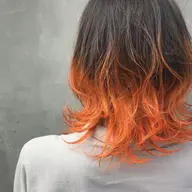 【毛先でオシャレに】グラデーションカラー（ケアブリーチ込）＋3Stepトリートメント