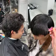 🪽新規様【❤️メンズ限定❤️】縮毛矯正ストレートパーマ＋2step内部補修トリートメント