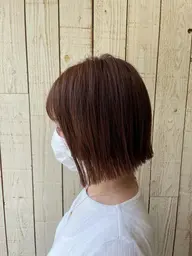 メンテナンスカット×オーガニックカラー×ハホニコトリートメント✨