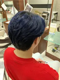 メンズカット+ダブルカラ(ブリーチ込み)ー+トリートメント