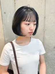 前髪・顔まわりカット+カラー+トリートメント