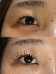 &Healthy 80本 フラットラッシュ (ブラウンカラー変更無料)