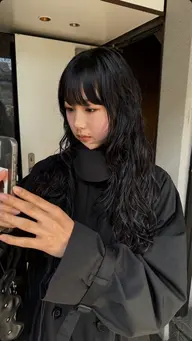 朝ラクに決まるロングパーマ🌀