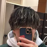 🔵メンズカット&パーマ&ハイライト