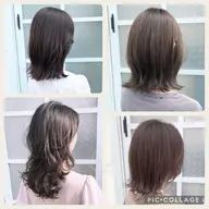 〘人気No.1〙カット+カラー+ Aujuaトリートメント