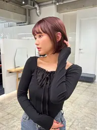 🌟20代の方限定SNS撮影モデル🌟平日専用【ショート／ボブ／暖色カラー限定】カット+カラー+トリートメント