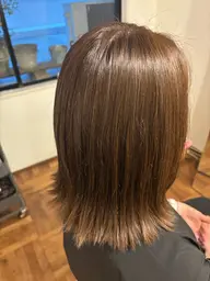 【レディース限定】カット(ボブor整える程度)＋寒色カラー