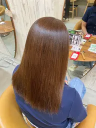 カット＋【根本リタッチカラー】＋スチーム1stepトリートメント　白髪染め可