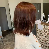 《オレンジカラー限定メニュー》カット+カラー