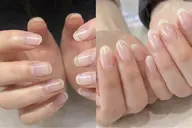 つやつやクリアネイル🫧(オフ無料)