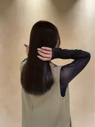 【髪質改善】⭐️縮毛矯正/ストレートパーマ+うる艶トリートメント⭐️