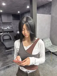 🌼平日限定🌼アディクシーカラー➕カット➕3step トリートメント付き💫