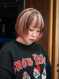 【yuiに全てお任せ】似合わせカット＋お洒落度up似合わせブリーチデザイン+Aujua5stepトリートメント