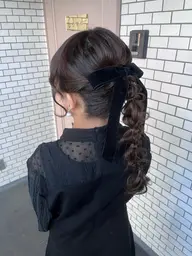 【平日限定✨】参列やイベント前に🐳💕ヘアセット«シニヨン✻編みおろし✻ハーフアップ✻ハーフツイン»