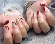 ◆カラーグラデーション◆斜めフレンチ◆ストレートフレンチ