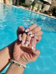 （オフなし）ウォーターケア付フレンチネイル💞ベースカラー別途＋10本1000円