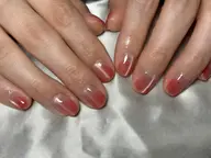 グラデーション✖️マグネットネイル
