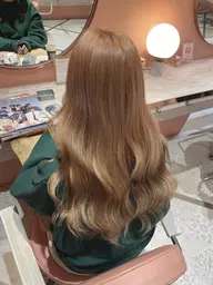 〖🧸垢抜けミルクティー🧸〗ダブルカラー＋ぷるぷるトリートメント🫧🤍