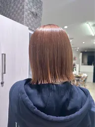 ぱつっとワンレンボブ‪✂︎‬➕透明感ワンカラー🫧➕𝐀𝐮𝐣𝐮𝐚4stepトリートメント✨️